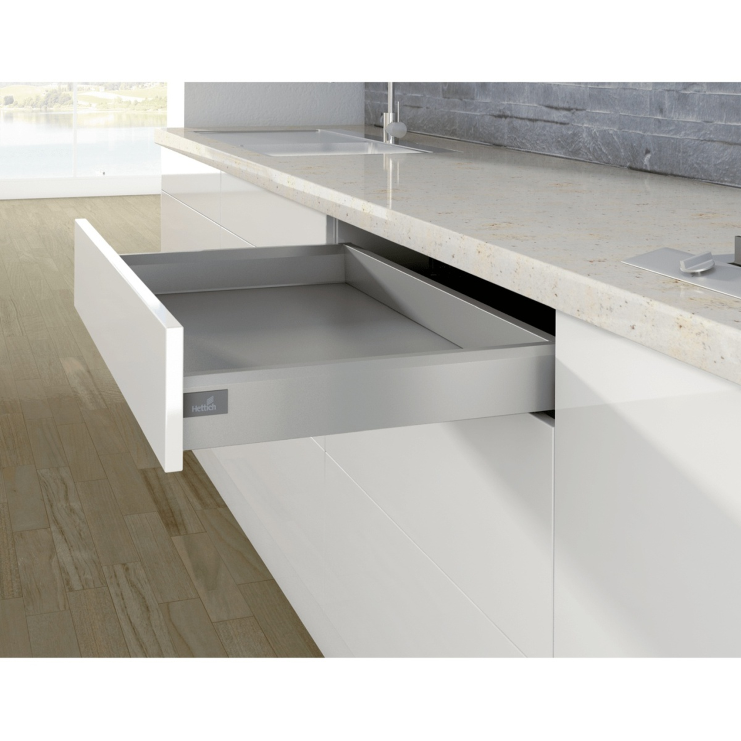 At-sl tiroir assemble 94 c100 p500 argent 